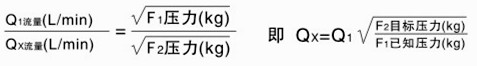 空氣霧化噴嘴的流量計(jì)算公式